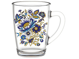 Кружка стекло 300мл 334-Д Милори
