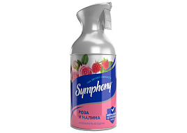 Освежитель воздуха Symphony курок Роза и малина 250мл