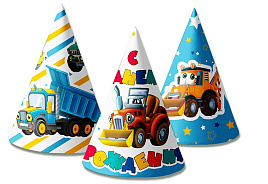 Колпак Ч42031 Машинки 6шт