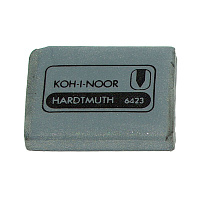 Ластик KOH-I-NOOR клячка 6423018004KD 47x36x10 мм, супермягкий, серый