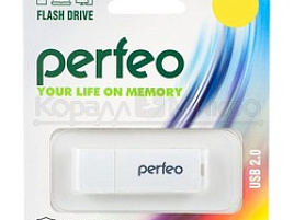 Флеш-драйв Perfeo USB 16Gb C04 белый