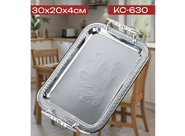 Поднос металл. Нержавейка 30*20 КС-630