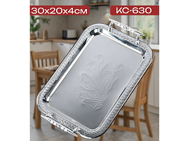 Поднос металл. Нержавейка 30*20 КС-630