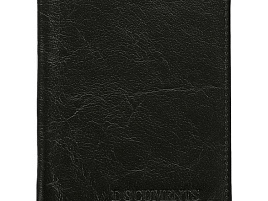 Автодокументы OfficeSpace KAv_1662 кожа тип 1, черный