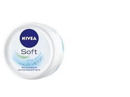 Крем для лица Nivea 200мл Soft Увлажн.банка