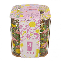 Набор стаканов 4шт 148/4-Д Фламинго 280мл