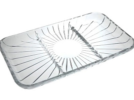 Блюдо стекло 27,6*16,2см 54883/0080 Элегант в/уп