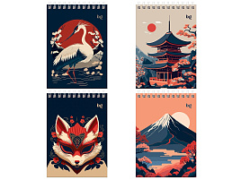 Блокнот 80л. BG Б6гр80 59759 "Asia style" А6 на гребне