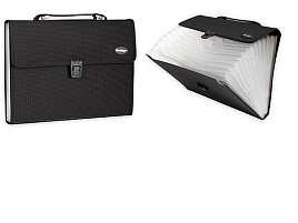 Портфель пласт. Berlingo MF2305 13 отд. А4 черная