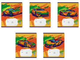 Тетрадь 24л. клетка Erich Krause 60584 Graphic Car