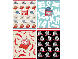 Тетрадь 48л.  Т5ск48_вл 11024 "Let s play", выб. лак