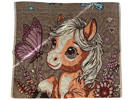 *СГ Полотенце кухонное 50*100 Лошадка стеганое