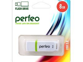 Флеш-драйв Perfeo USB 8Gb C11 белый