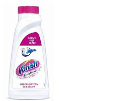 Средство для стирки Vanish 450мл.Wite для белого Крист.белизна жид.белый 7433