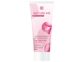 Крем для лица Nature Me 75г.Увлажняющий с гидролатом розы