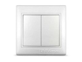 Выключатель 2 кл. СП Севиль 10А бел С0023