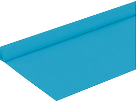 Цветная бумага крепированная ТРИ СОВЫ CR_43973 голубая, 50*250см, 32г/м2, в рулоне, пакет с европодвесом