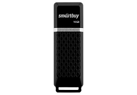 Флеш-драйв Smart Buy 16Gb SB16GBQZ-K Quartz series Black черный
