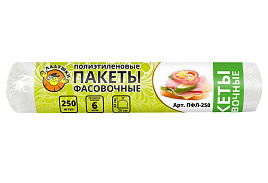 Пакет фасов. 25*32 Ладушки 250шт.