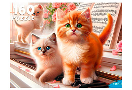 Пазл 160эл. Котята на рояле Ф160-2395