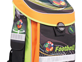 Ранец  NRk_06401 Premium "Football" 36*30*16см, 2 отделения, 2 кармана, анатомическая спинка
