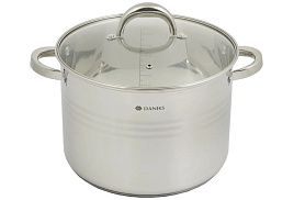 Кастрюля нержавейка 10л SD-6BP-10 Daniks 1245
