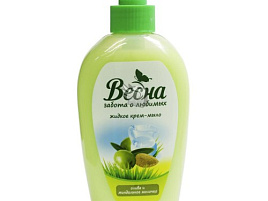 Мыло жидкое Весна 280мл Олива и миндальное молочко(Самара)5097