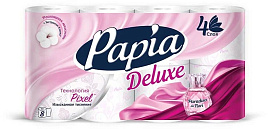 Туалетная бумага Papia Deluxe 8шт.4-х сл. Дольче Вита 1232