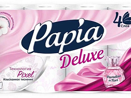 Туалетная бумага Papia Deluxe 8шт.4-х сл. Дольче Вита 1232
