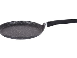 Блинница 24см Kukmara сбмт240-1а/4494 съемная ручка Мрамор темный