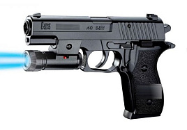 Пистолет пневматический 1B00116 с фонарем,