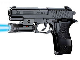 Пистолет пневматический 1B00116 с фонарем,