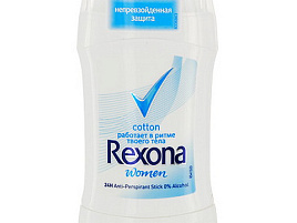 Дезодорант Rexona 40мл стик Хлопок жен(Unilever)4502