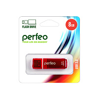 Флеш-драйв Perfeo USB 8Gb C13 красный
