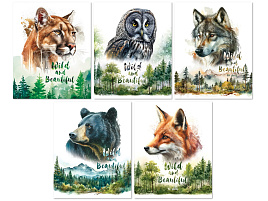 Тетрадь 48л.  Т5ск48 59413 "Животные", суперэконом