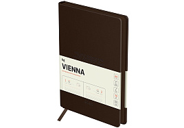 Ежедневник датированный 2025г. А5 BG DdA5_61252 "Vienna. Dark brown", темно-коричневый, 176л., мягкий переплет, кожзам