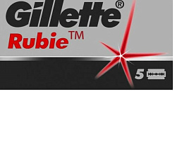 Лезвие Gillette Rubie Platinum Plus 5шт(Gillette)9060