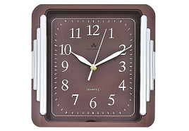 Часы настенные Atlantis 26*27 TLD-6099 светло-коричневые