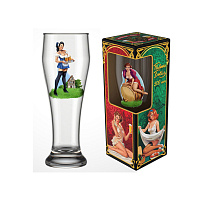 Бокал для пива 303-Д Pin-up beer 500мл под.упак.