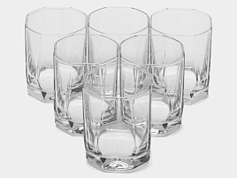 Набор стаканов 6шт 42856 Hisar низ. 210мл 0465