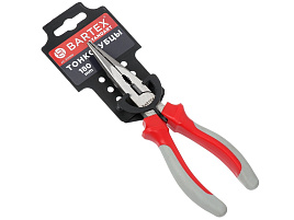 Тонкогубцы 180мм BARTEX стандарт 308988