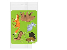 Трафарет "Лесные звери" ТР-03/ТТ93