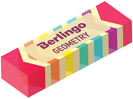Ластик Berlingo BLc_00550 "Geometry", прямоугольный, пластиковый, 48*15*10мм