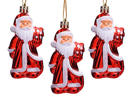 Фигурка Дед Мороз Набор S1694 Мороз Иванович 3шт