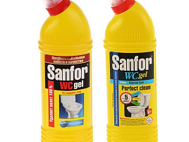 Средство чистящее Санфор Гель 750мл.Морск.бриз