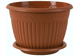 Кашпо цветочное 3л Византия КШ-4472 терра с/п