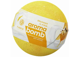 Бомбочки для ванн Бурлящий шар Fabric 120г Молоко и мед