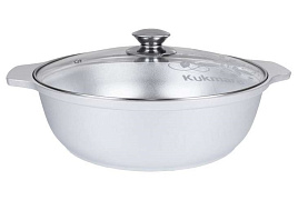 Кастрюля литой алюм. 3л ж34 Кукмара с крышкой 2820