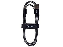 Кабель PERFEO U4802 USB A вилка - micro USB вилка 3 м