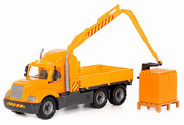 Автомобиль 55606 Майк с манипулятором+конструктор